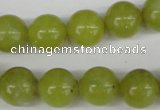 CRO331 15.5 inches 12mm round Korean jade beads wholesale