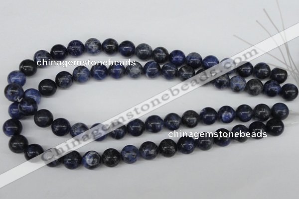 CRO344 15.5 inches 12mm round sodalite gemstone beads wholesale