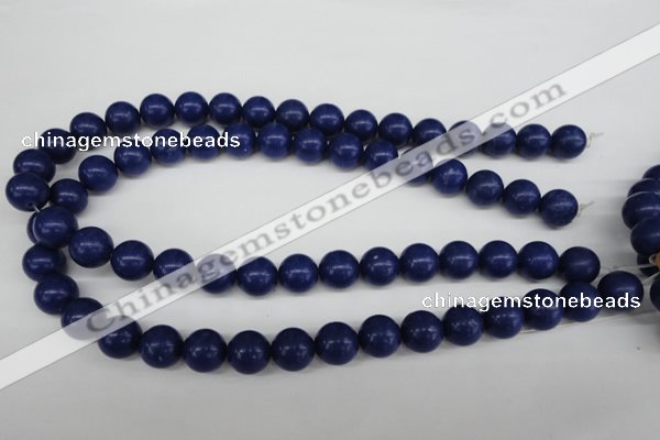 CRO345 15.5 inches 12mm round synthetic lapis lazuli beads wholesale