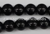 CRO353 15.5 inches 12mm round blackstone beads wholesale