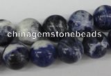 CRO358 15.5 inches 12mm round sodalite gemstone beads wholesale