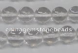 CRO362 15.5 inches 12mm round white crystal beads wholesale