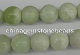 CRO393 15.5 inches 14mm round butter jade beads wholesale