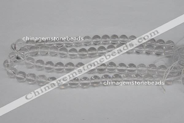 CRO396 15.5 inches 14mm round white crystal beads wholesale