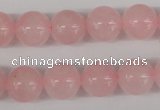 CRO397 15.5 inches 14mm round rose quartz beads wholesale