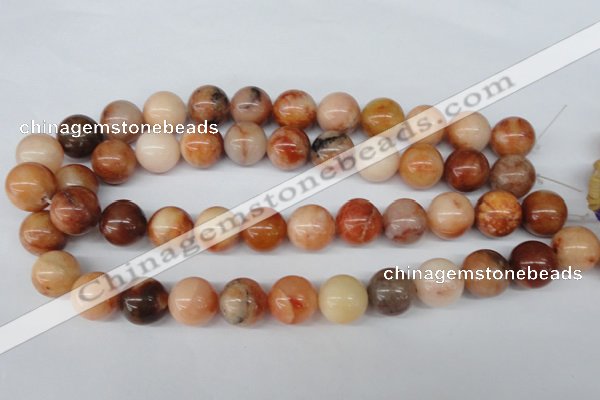 CRO406 15.5 inches 14mm round mixed aventurine beads wholesale