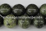 CRO428 15.5 inches 16mm round green lace gemstone beads wholesale