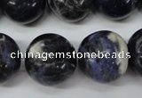 CRO488 15.5 inches 18mm round sodalite gemstone beads wholesale