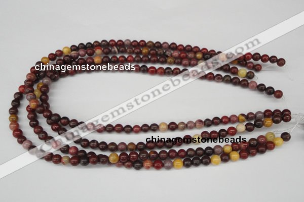 CRO49 15.5 inches 6mm round mookaite gemstone beads wholesale