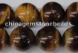 CRO492 15.5 inches 18mm round yellow tiger eye beads wholesale