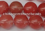 CRO499 15.5 inches 18mm round cherry quartz beads wholesale