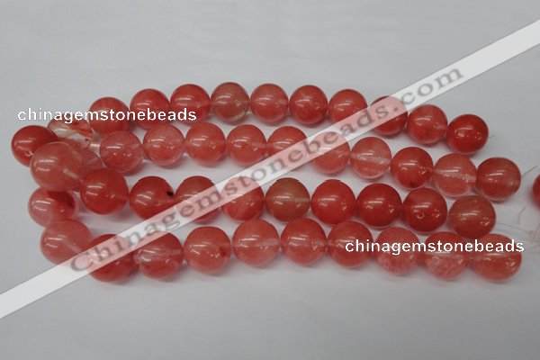 CRO499 15.5 inches 18mm round cherry quartz beads wholesale