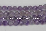 CRO53 15.5 inches 6mm round amethyst gemstone beads wholesale