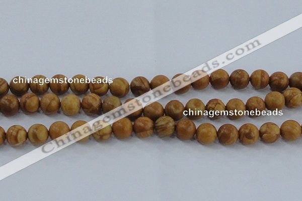 CRO554 15.5 inches 10mm round grain stone beads wholesale