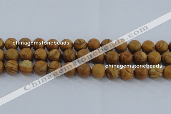 CRO555 15.5 inches 12mm round grain stone beads wholesale