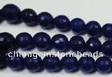 CRO715 15.5 inches 6mm – 14mm faceted round candy jade beads