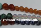 CRO727 15.5 inches 6mm – 14mm faceted round mixed gemstone beads