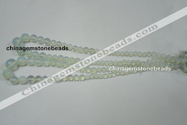 CRO744 15.5 inches 6mm – 14mm faceted round opal beads