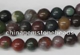 CRO82 15.5 inches 8mm round Indian agate gemstone beads wholesale