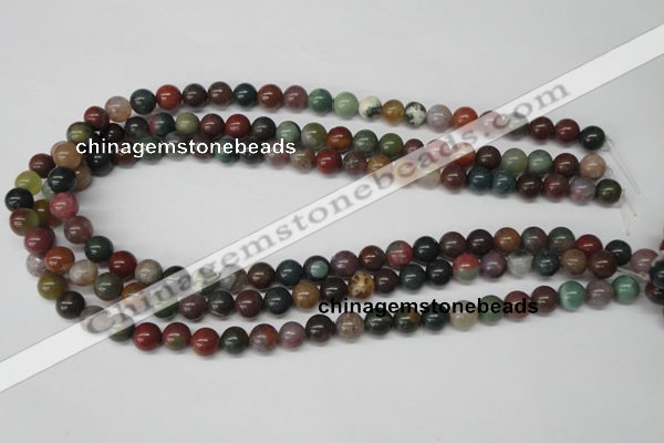 CRO82 15.5 inches 8mm round Indian agate gemstone beads wholesale