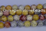 CRO860 15.5 inches 4mm round sky eye stone beads wholesale