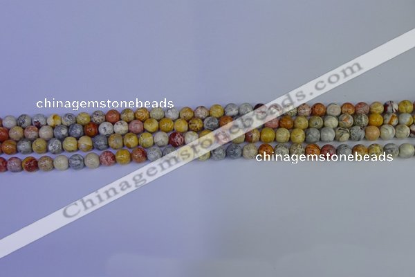 CRO860 15.5 inches 4mm round sky eye stone beads wholesale