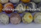 CRO864 15.5 inches 12mm round sky eye stone beads wholesale