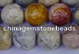 CRO865 15.5 inches 14mm round sky eye stone beads wholesale