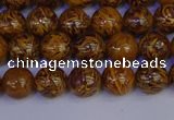 CRO881 15.5 inches 6mm round elephant blood stone beads