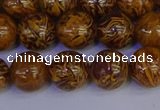 CRO883 15.5 inches 10mm round elephant blood stone beads