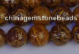 CRO884 15.5 inches 12mm round elephant blood stone beads