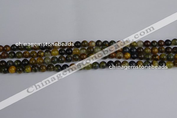 CRO900 15.5 inches 4mm round golden pietersite beads wholesale