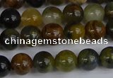 CRO902 15.5 inches 8mm round golden pietersite beads wholesale