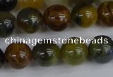 CRO904 15.5 inches 12mm round golden pietersite beads wholesale