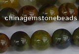 CRO905 15.5 inches 14mm round golden pietersite beads wholesale