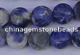 CRO954 15.5 inches 12mm round matte sodalite beads wholesale