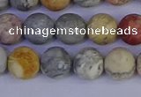 CRO993 15.5 inches 10mm round matte sky eye stone beads wholesale