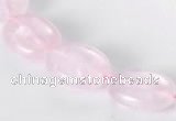 CRQ02 A grade 13*18mm oval natural rose quartz beads Wholesale