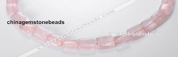 CRQ07 10*14mm rectangle A grade natural rose quartz beads