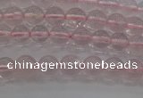 CRQ120 15.5 inches 4mm round natural rose quartz beads wholesale