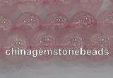 CRQ123 15.5 inches 10mm round natural rose quartz beads wholesale