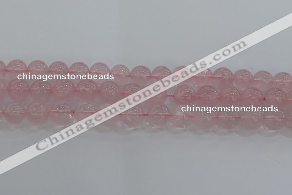 CRQ124 15.5 inches 12mm round natural rose quartz beads wholesale