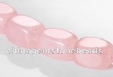 CRQ13 10*14mm cuboid A grade natural rose quartz beads Wholesale