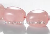 CRQ14 13*18mm egg-shaped A grade natural rose quartz beads