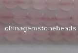 CRQ181 15.5 inches 6mm round matte rose quartz beads wholesale