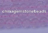 CRQ201 15.5 inches 6mm round Mozambique rose quartz beads