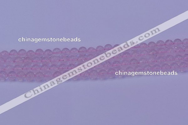 CRQ201 15.5 inches 6mm round Mozambique rose quartz beads