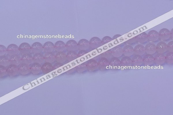 CRQ203 15.5 inches 10mm round Mozambique rose quartz beads