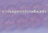 CRQ204 15.5 inches 12mm round Mozambique rose quartz beads