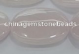 CRQ237 15.5 inches 22*30mm oval rose quartz beads wholesale